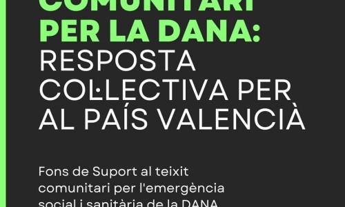 Fons comunitari per la DANA: resposta col·lectiva per al País Valencià