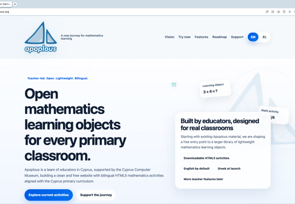 Apoplous: Open Primary Mathematics for Everyone's header image