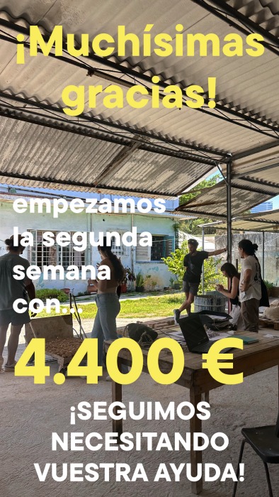 ¡Empezamos la semana con 4.400€ recaudados! 🚀💛 ¡Sigamos avanzando juntos!