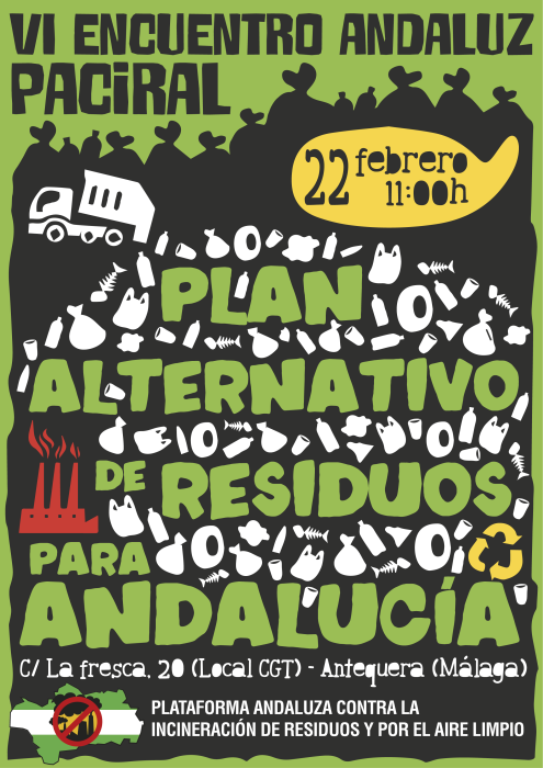 IMPORTANTE COLABORACIÓN EN LA CAMPAÑA. PLAN ALTERNATIVO DE RESIDUOS PARA ANDALUCÍA