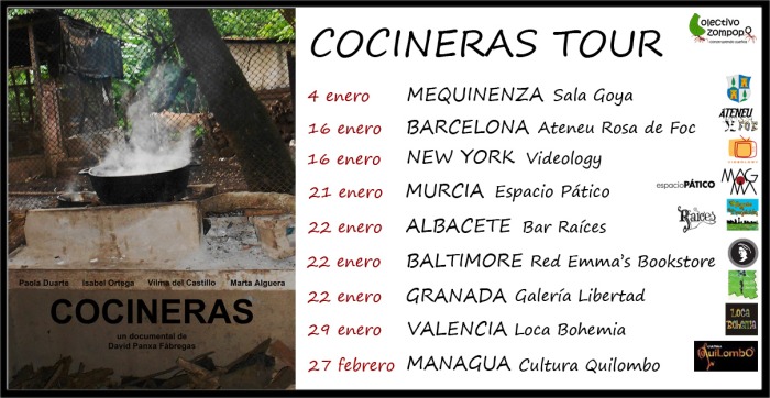 Cocineras on tour