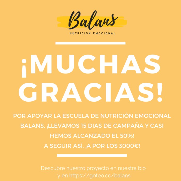 GRACIAS ¡A POR EL 50%!